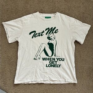 Lonely Ghost Text Me When You Get Lonely T-Shirt